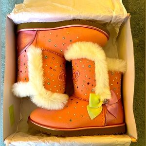 Brand New Girls Juicy Couture Boots With A Tag & The Box